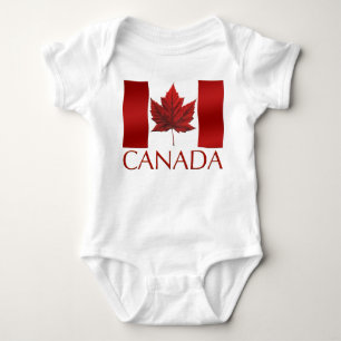 Une seule pièce de bébé du Canada de pullover de