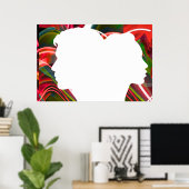 Une silhouette de toi et moi sur une affiche mural (Bureau à domicile)