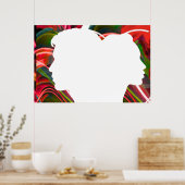 Une silhouette de toi et moi sur une affiche mural (Cuisine)