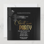 Une simple et élégante invitation à fêter Noël (Devant)