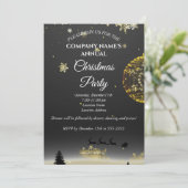 Une simple et élégante invitation à la fête de Noë (Debout devant)