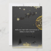 Une simple et élégante invitation à la fête de Noë (Dos)