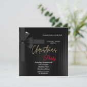 Une simple et élégante invitation à la fête de Noë (Debout devant)