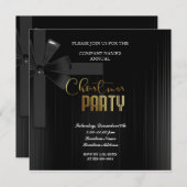 Une simple et élégante invitation à la fête de Noë (Devant / Derrière)