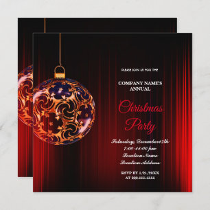 Une simple et élégante invitation à la fête de Noë