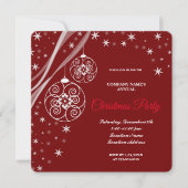 Une simple et élégante invitation à la fête de Noë (Devant)