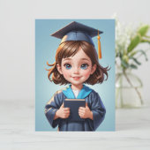 Une simple invitation à la remise des diplômes de (Debout devant)