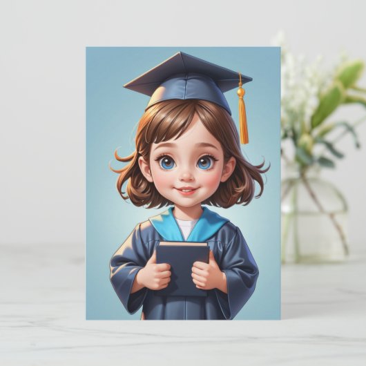 Une simple invitation à la remise des diplômes de  (Debout devant)