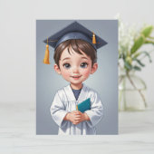 Une simple invitation à la remise des diplômes de (Debout devant)