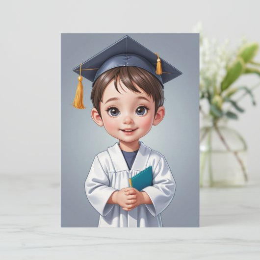 Une simple invitation à la remise des diplômes de  (Debout devant)