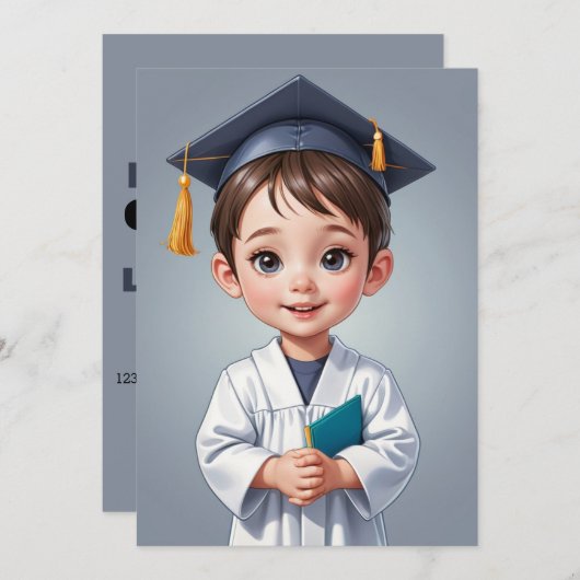 Une simple invitation à la remise des diplômes de  (Devant / Derrière)