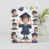 Une simple invitation à la remise des diplômes de (Debout devant)