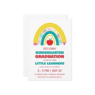 Une simple invitation à la remise des diplômes de