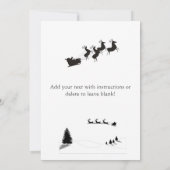 Une simple invitation élégante et blanche pour une (Dos)