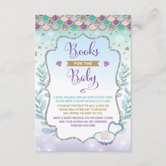 Une sirène apporte une carte de livre sous la Sea  (Devant)