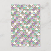 Une sirène apporte une carte de livre sous la Sea  (Dos)