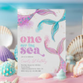 Une sirène de mer Invitation d'anniversaire