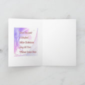 Une Sirène Magique Noël. Carte de Noël (Intérieur)