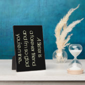 Une soeur est une plaque d'amitié pour toujours (Côté)