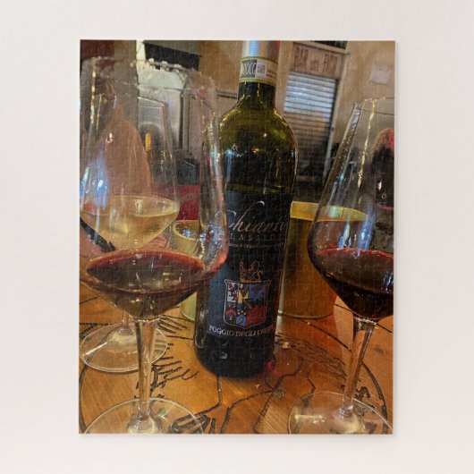 Une soirée à Rome, Vins pour trois ! Jigsaw Puzzle (Vertical)