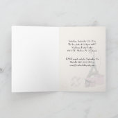 Une soirée dans la carte de voeux orientée rose de (Intérieur)