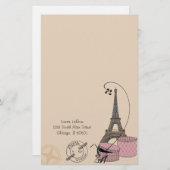 Une soirée en papeterie personnalisable de Paris (Devant / Derrière)