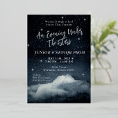 Une soirée sous les étoiles Prom Foil Invitation (Debout devant)