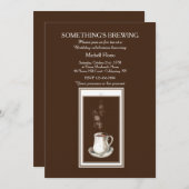 Une soirée thé (ou café) se prépare Invitation à l (Devant / Derrière)