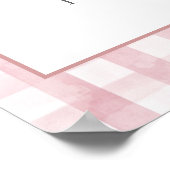 Une sotte oie rose Affiche de bienvenue d'annivers (Coin)