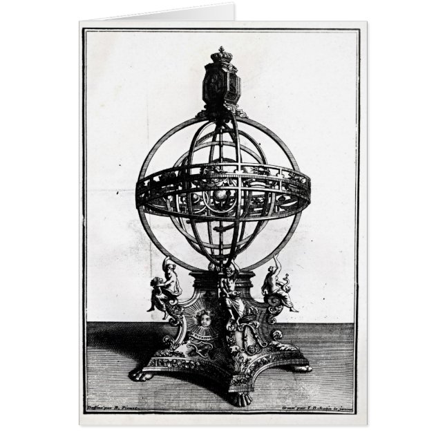 Une sphère armillaire du système Copernican (Devant)