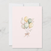 Une stupide fille d'oie Photo carte bannière mensu (Dos)