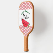 Une sur un melon, Raquette de Pickleball en pastèq (Gauche)