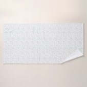 Une surface entièrement blanche et sans fonctionna (Serviette de bain)