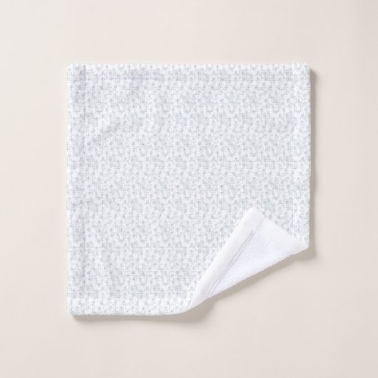 Une surface entièrement blanche et sans fonctionna (Gant de toilette)