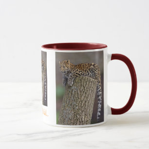 Une tasse à queue de léopard