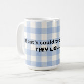 Une tasse à thème drôle pour chat, parfaite pour u (Devant gauche)