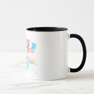 Une tasse avec l'art de Frank