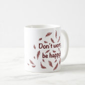 une tasse avec l'empreinte d'un loup souriant heur (Devant droit)