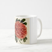 Une tasse avec une belle fleur de lecture. (Devant droit)