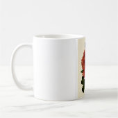 Une tasse avec une belle fleur de lecture. (Gauche)