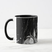 une tasse avec une illustration de dessin animé (Gauche)