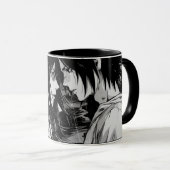 une tasse avec une illustration de dessin animé (Devant droit)