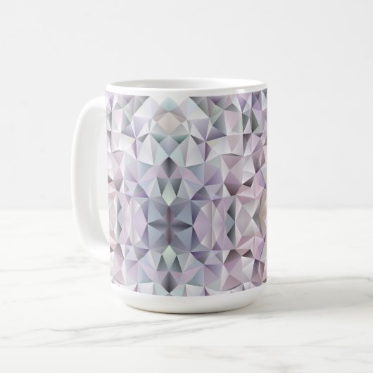 Une tasse blanche sur une surface de marbre (Devant gauche)