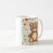 une tasse conçue avec un ours mignon (Devant droit)