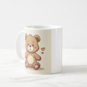 une tasse conçue avec un ours mignon (Devant gauche)