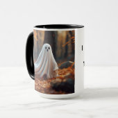 Une tasse d'automne avec un jeu de mots (Devant gauche)