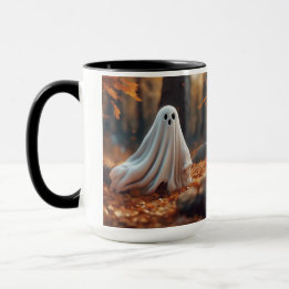 Une tasse d'automne avec un pistolet