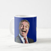 UNE TASSE DE BREXIT. Message de Nigel Farage (Devant gauche)