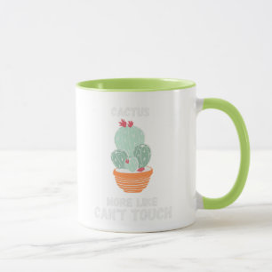Une tasse de cactus drôle et mignonne