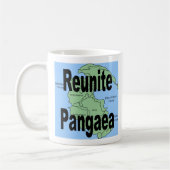 Une tasse de café amusante "Reunite Pangaea" (Gauche)